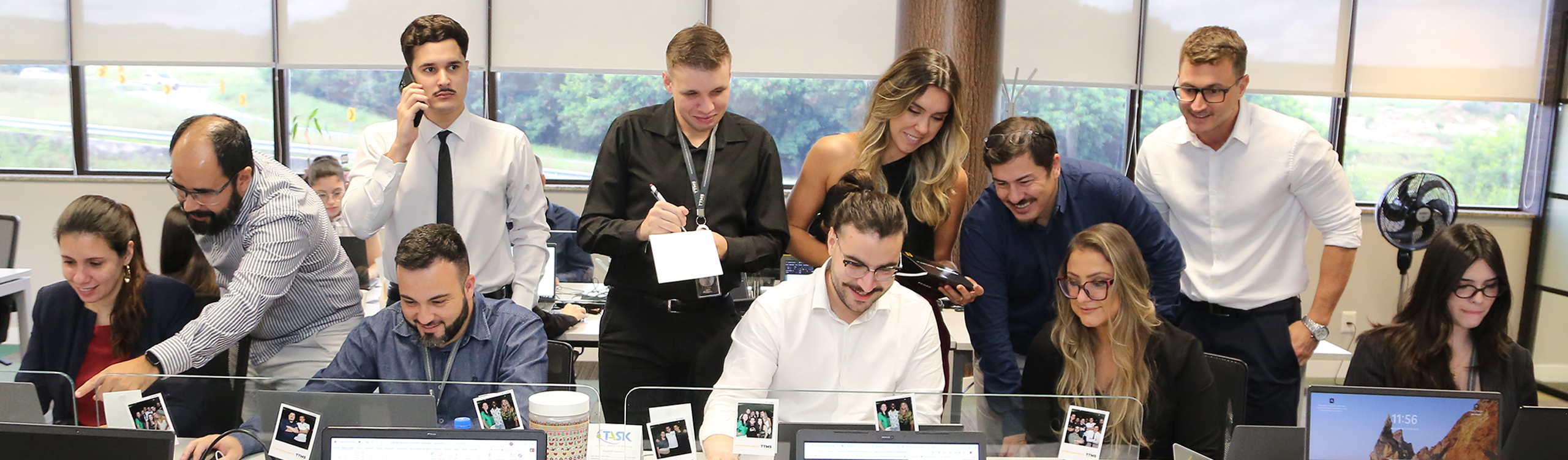 Equipe TTMS no escritório